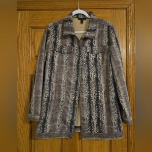 Women's size large button up jacket
